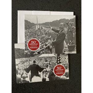 2 Martin Luther King Jr. Note Cards Envelopes African American Civil Rights